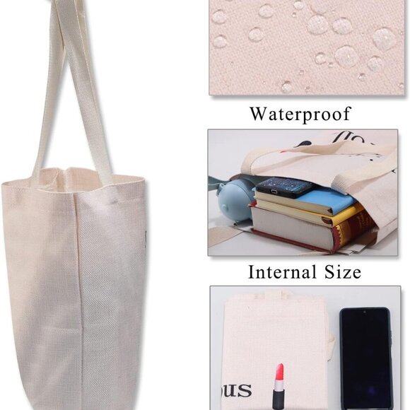 Deaf Education Tote Bag Canvas D/HH Teacher Gift ASL SPED Travel - Picture 6 of 7